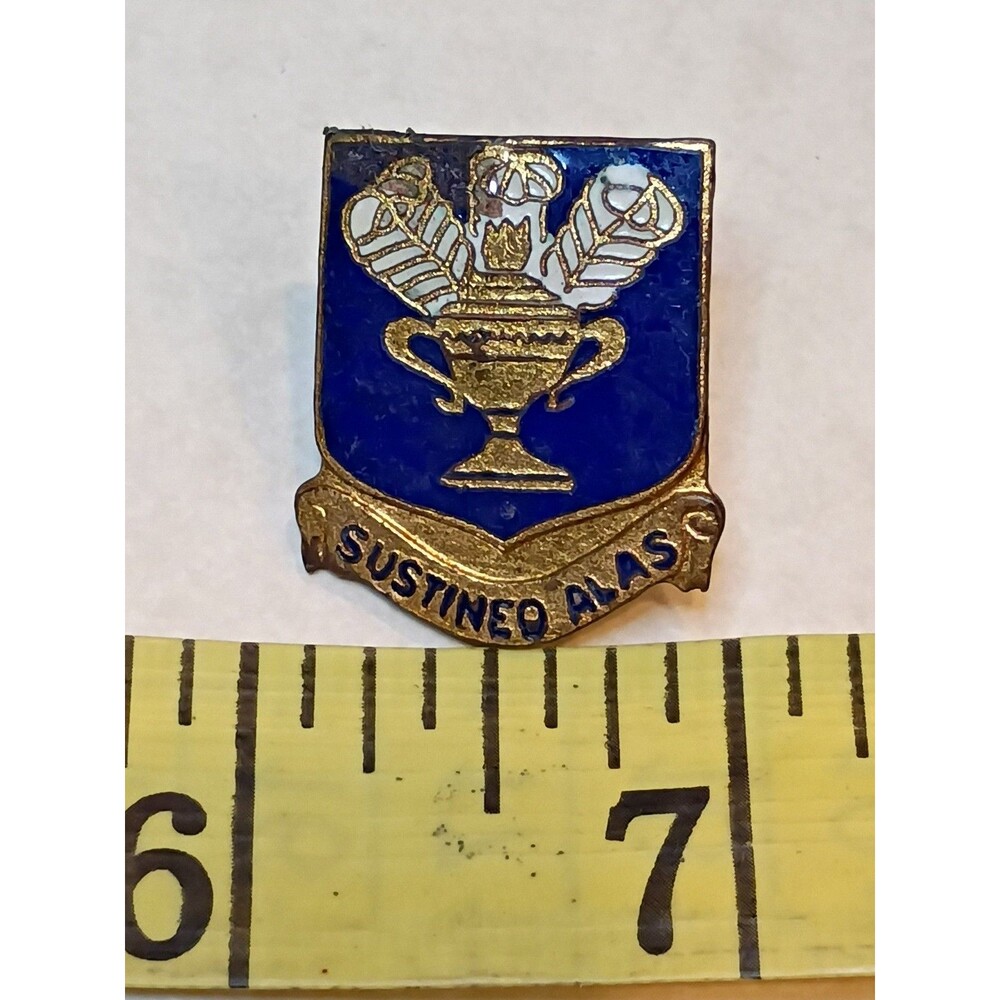 WW2 US AAC Army Air Corps Technical Training Command DI DUI Crest Screw Back